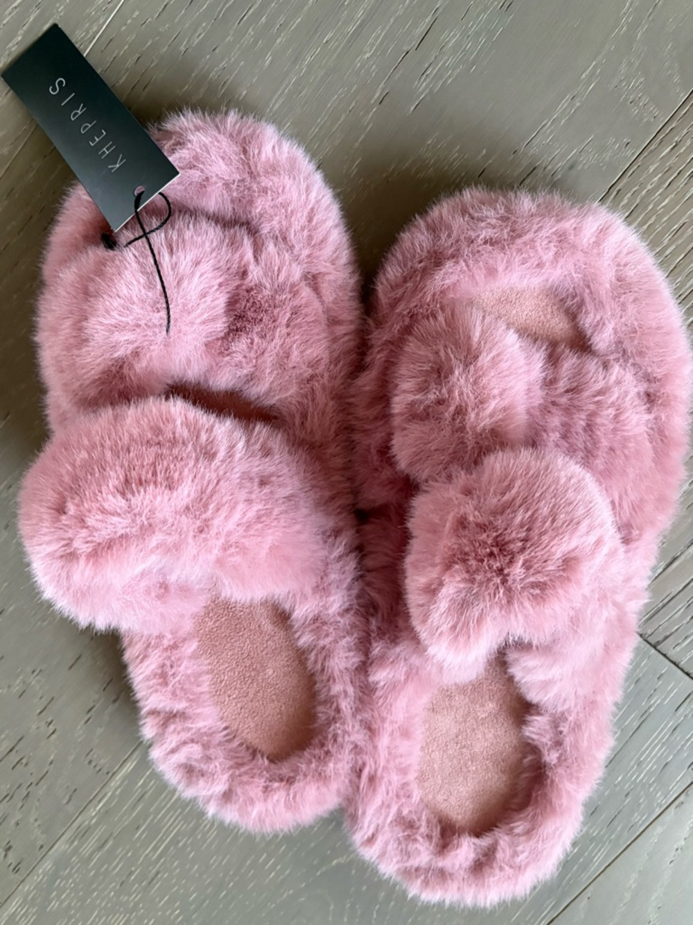 Pink Faux-Fur Slide Slippers - Cozy Women's House Shoes